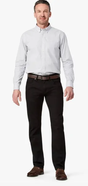34 Heritage Courage Straight Leg Jeans In Black