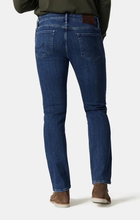 34 Hertiage Courage Straight Leg Jeans in Deep Brushed Organic