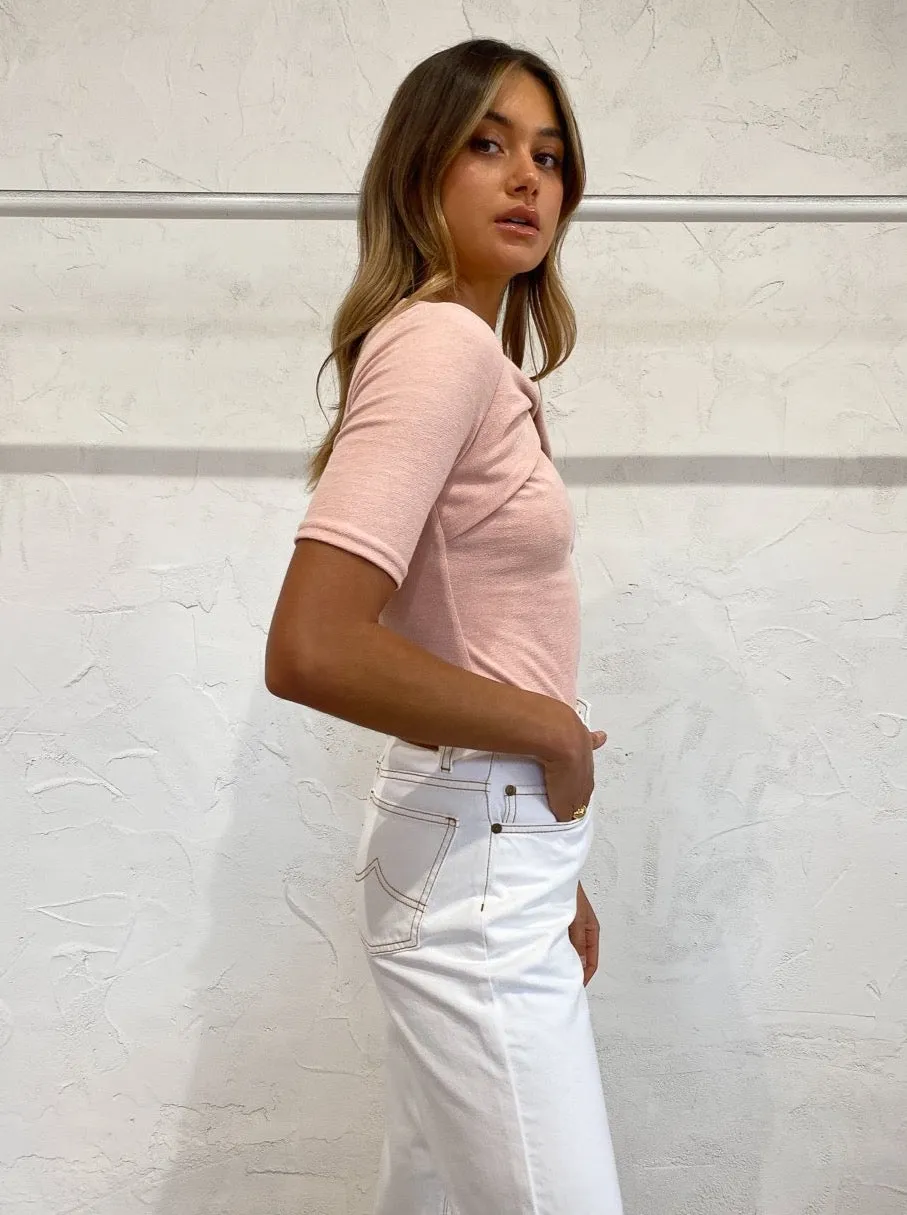 Acler Brighton Top In Pink