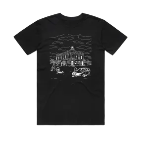Andrew Onorato - Post-Apocalyptic Tote / Black T-shirt