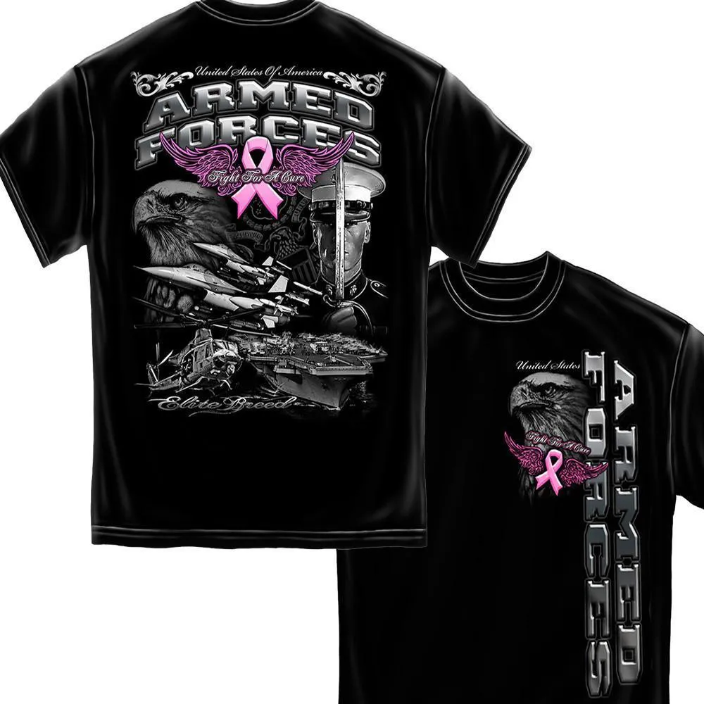 Armed Forces Elite Breed Breast Cancer Awareness Long Sleeve