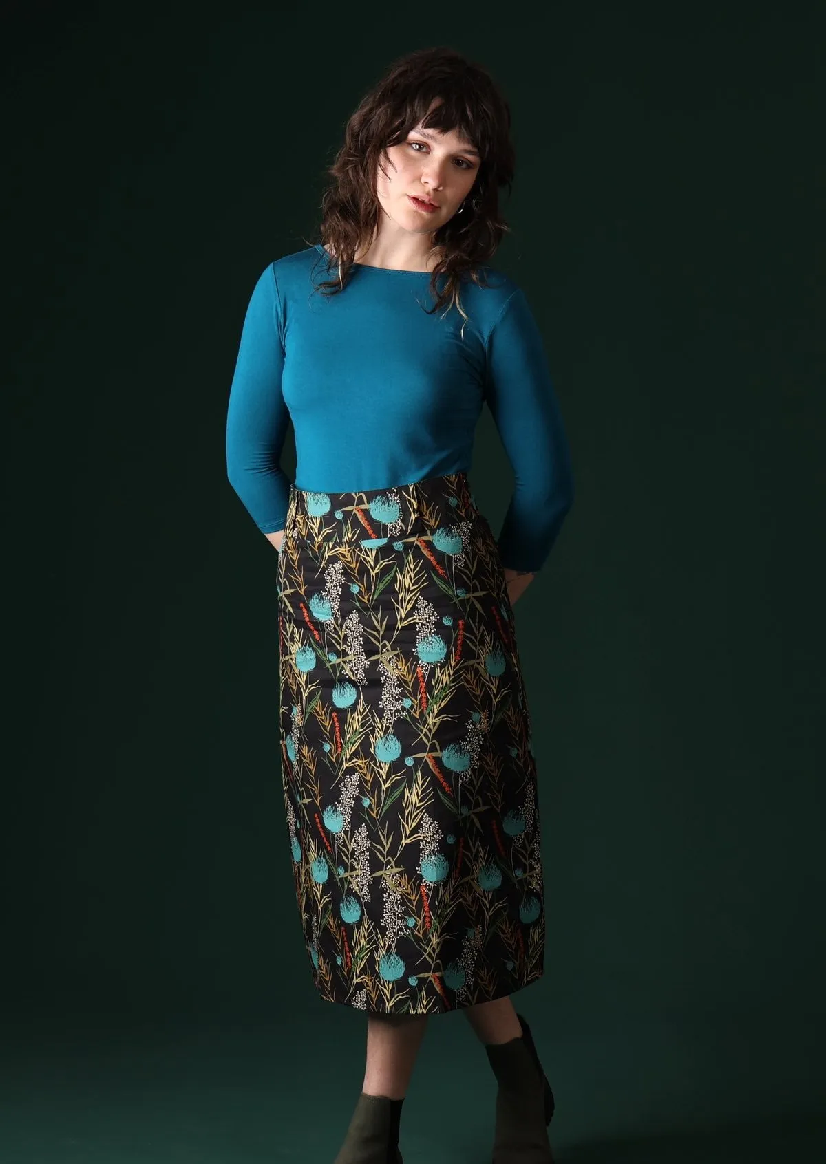 Belt Loop Skirt Thistle