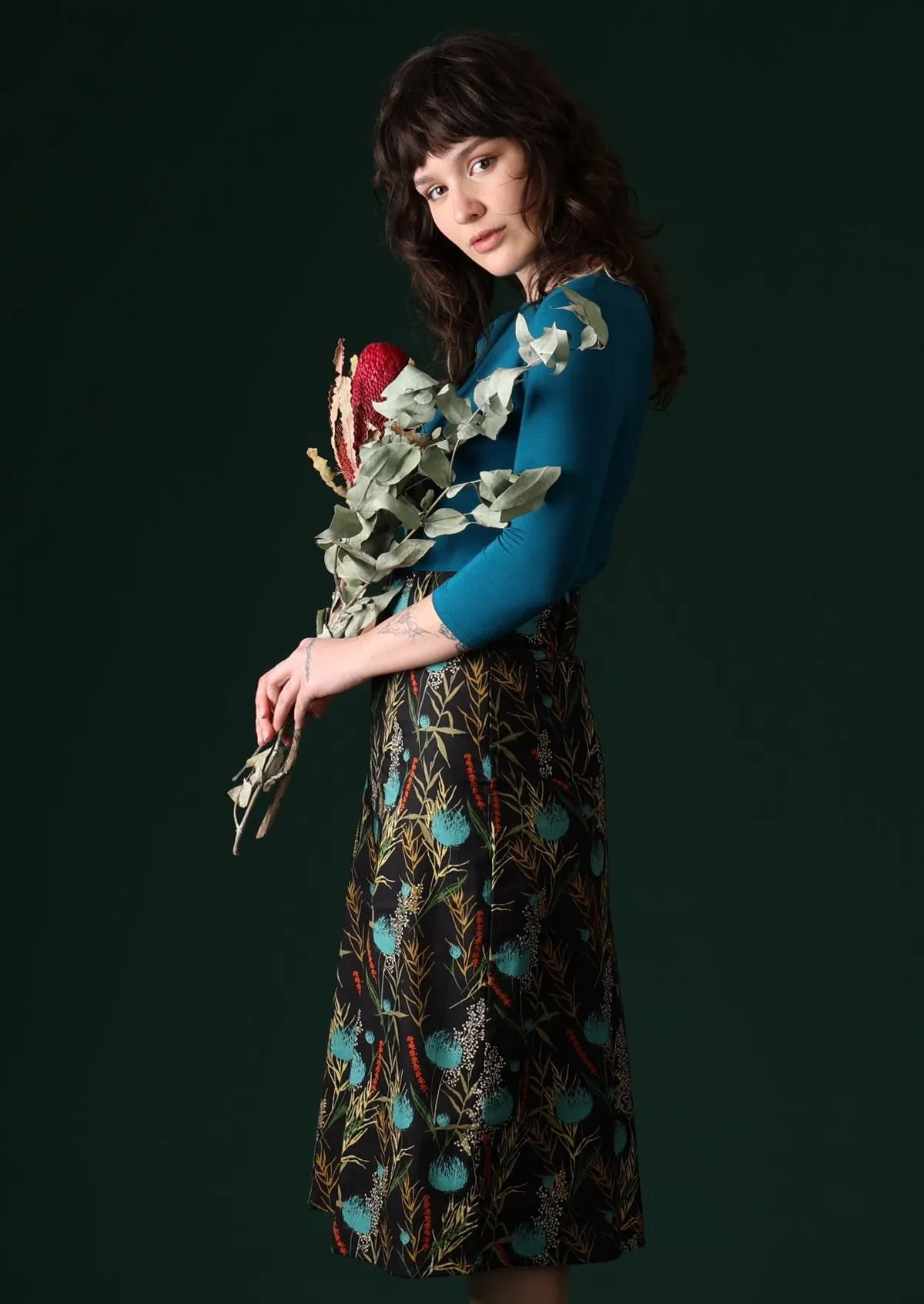 Belt Loop Skirt Thistle