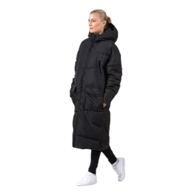 Big Front Pocket Long Jacket Black