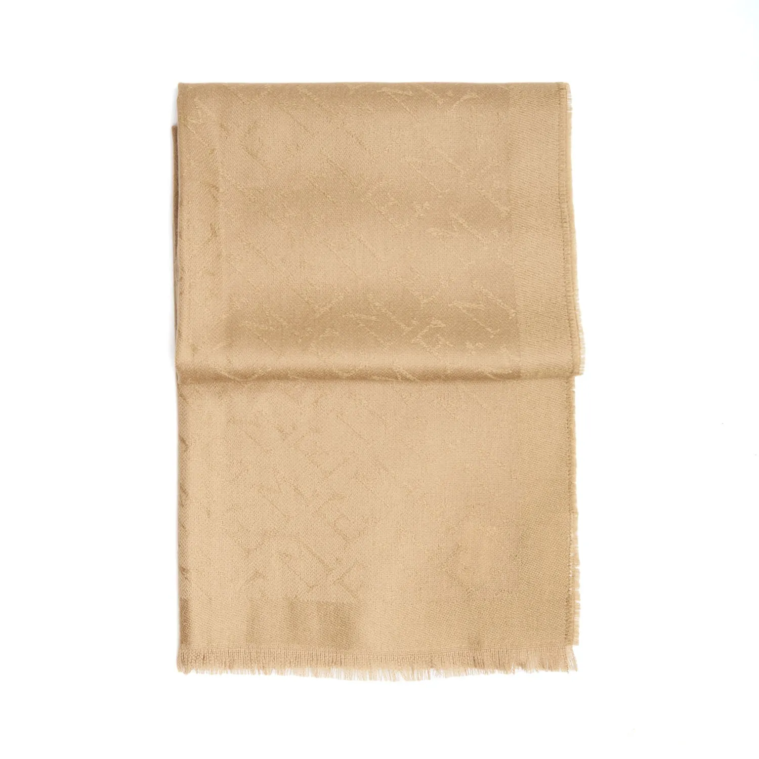 CAMEL EM LOGO SCARF
