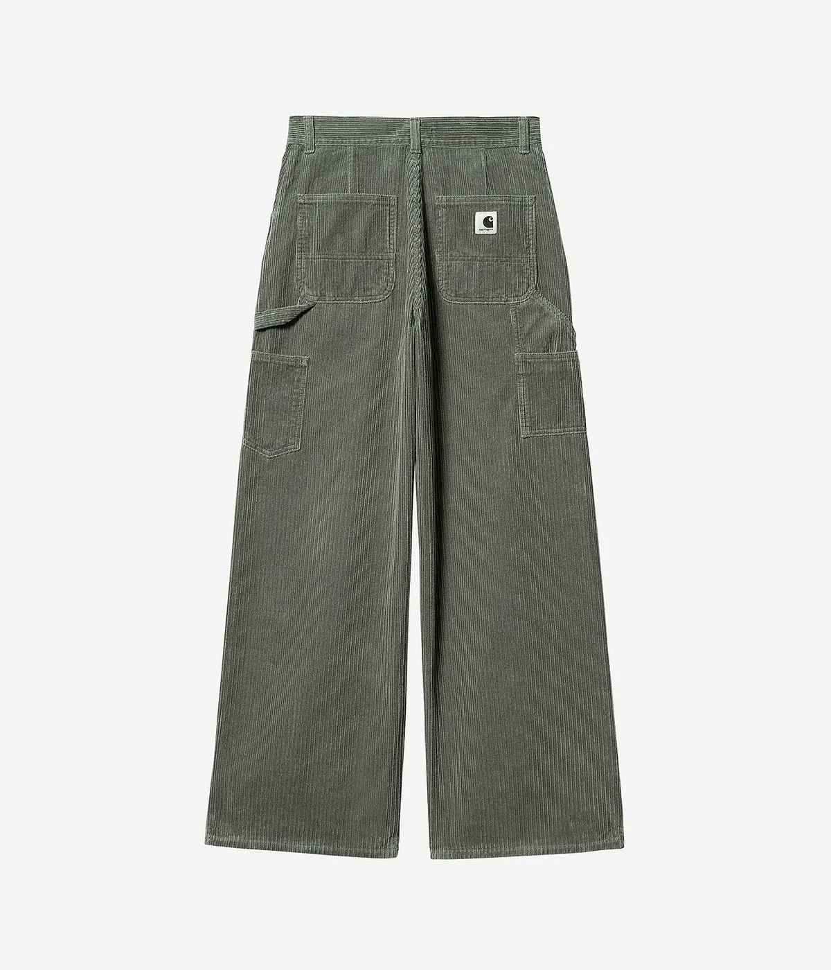 CARHARTT WIP WOMENS JENS PANT CORDUROY I032258 SMOKE GREEN