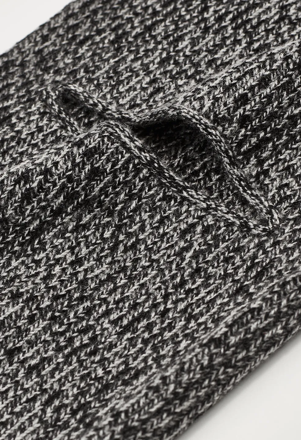 Cashmere Blend Balaclava / Husky X Black Marl