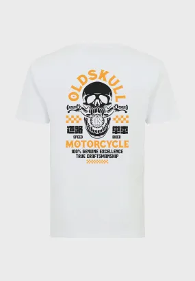 Chopper Chew Backprint T-Shirt White