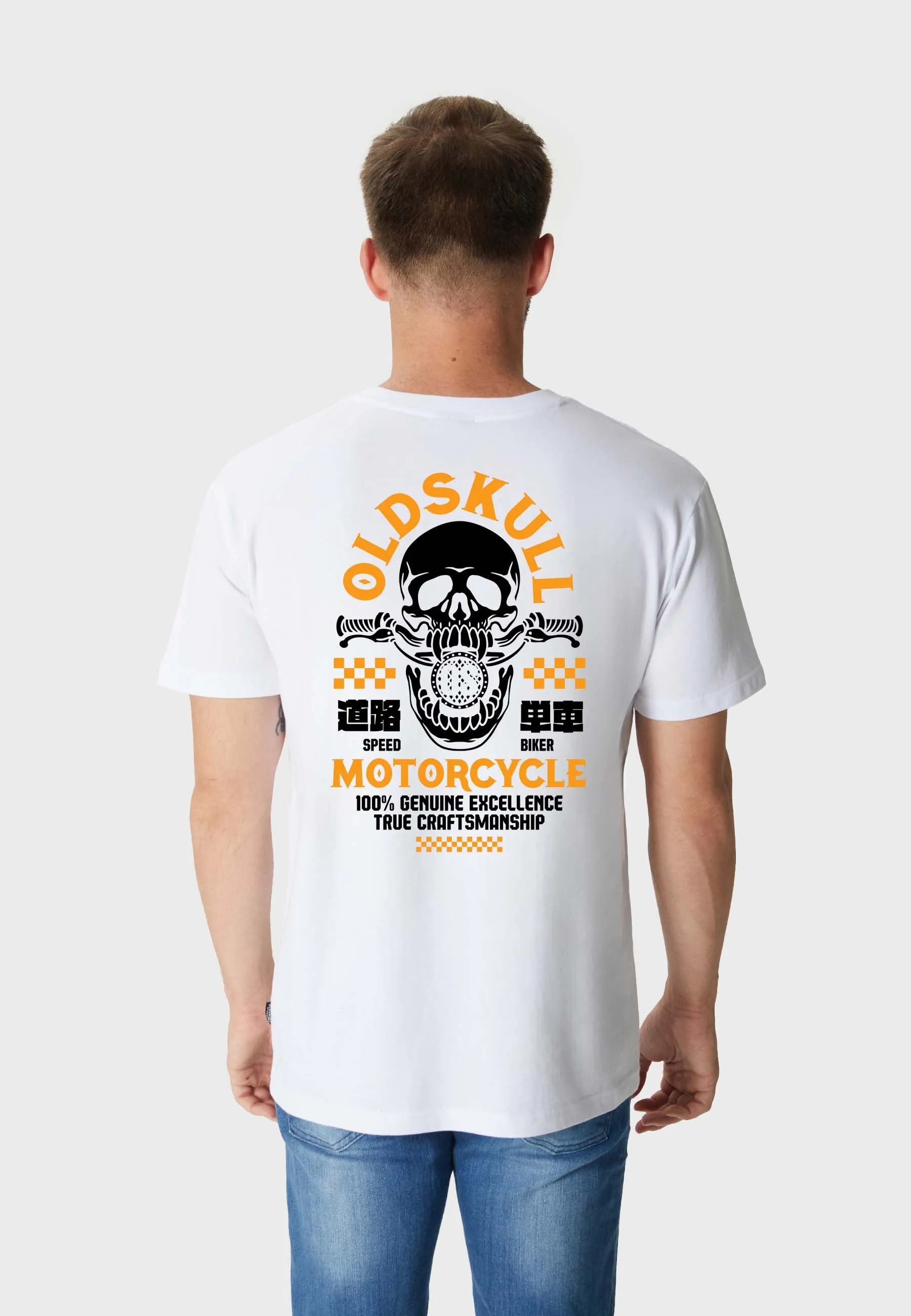 Chopper Chew Backprint T-Shirt White