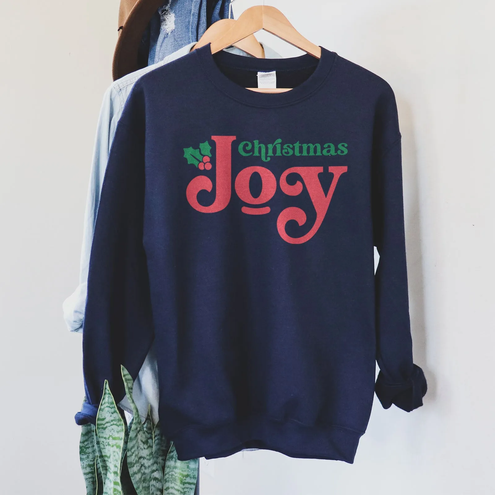 Christmas Joy Holly Sweatshirt