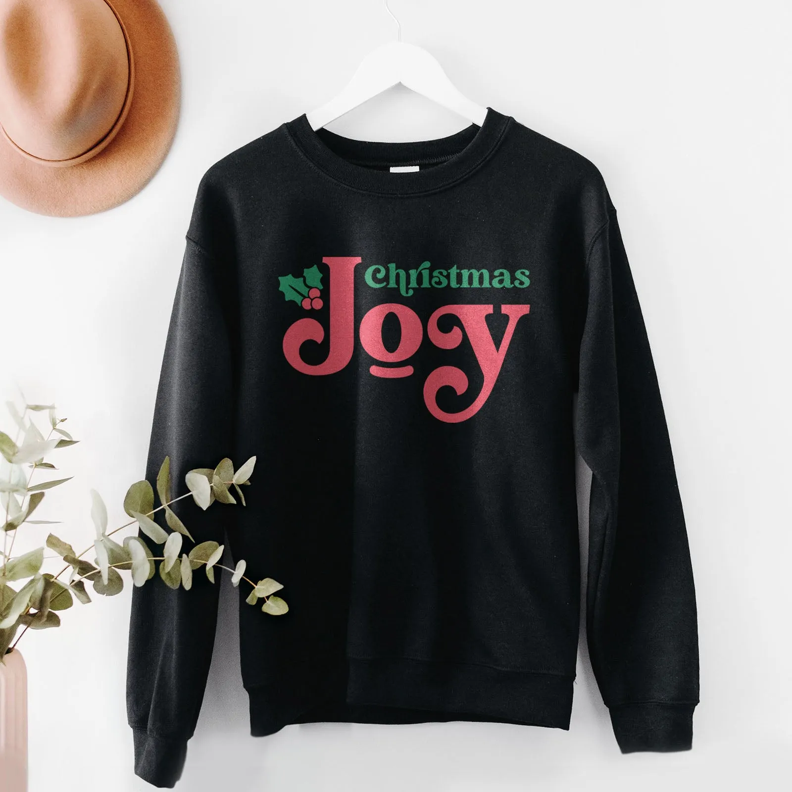 Christmas Joy Holly Sweatshirt