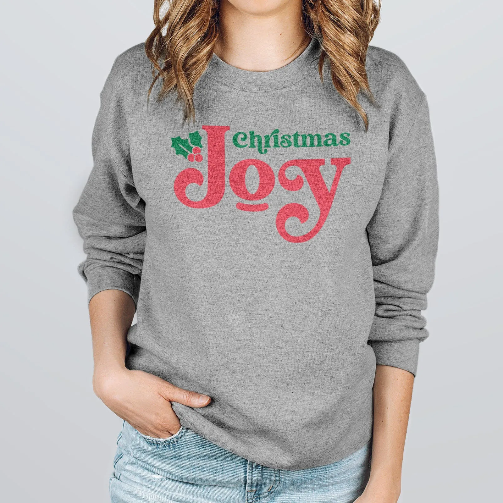 Christmas Joy Holly Sweatshirt