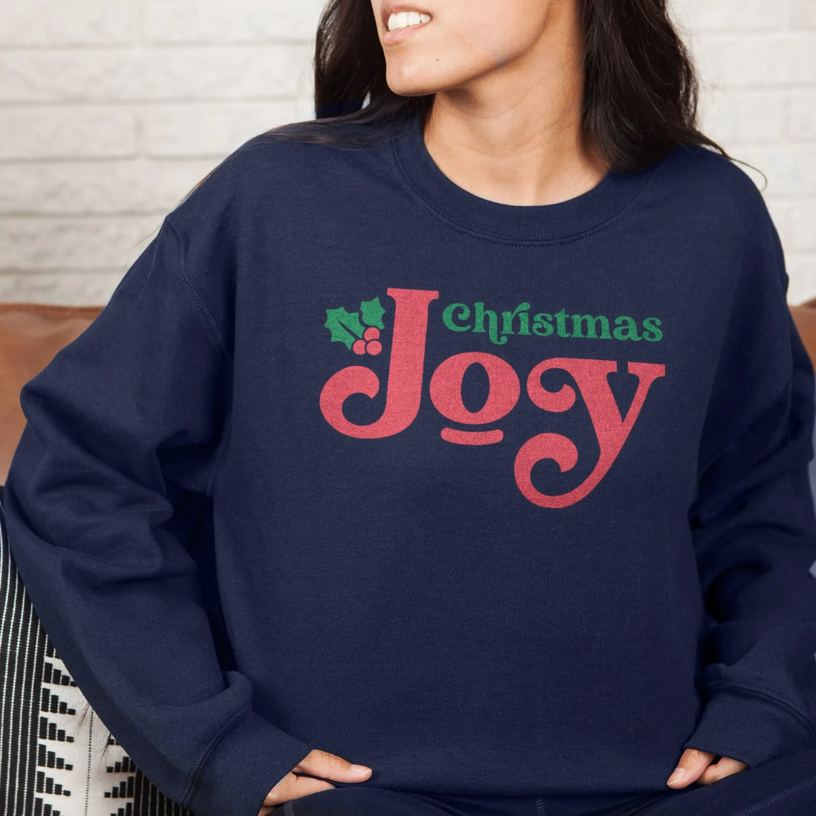 Christmas Joy Holly Sweatshirt