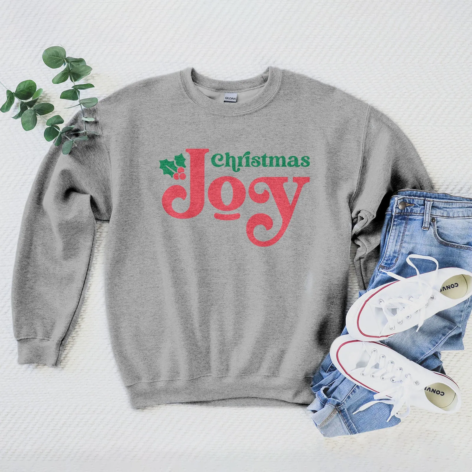 Christmas Joy Holly Sweatshirt