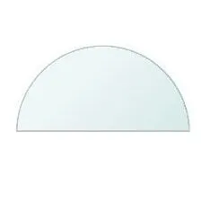 Circular Glass (Half Circle) - Clear Glass