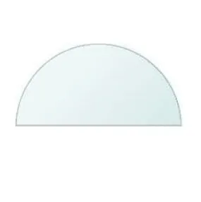 Circular Glass (Half Circle) - Clear Glass