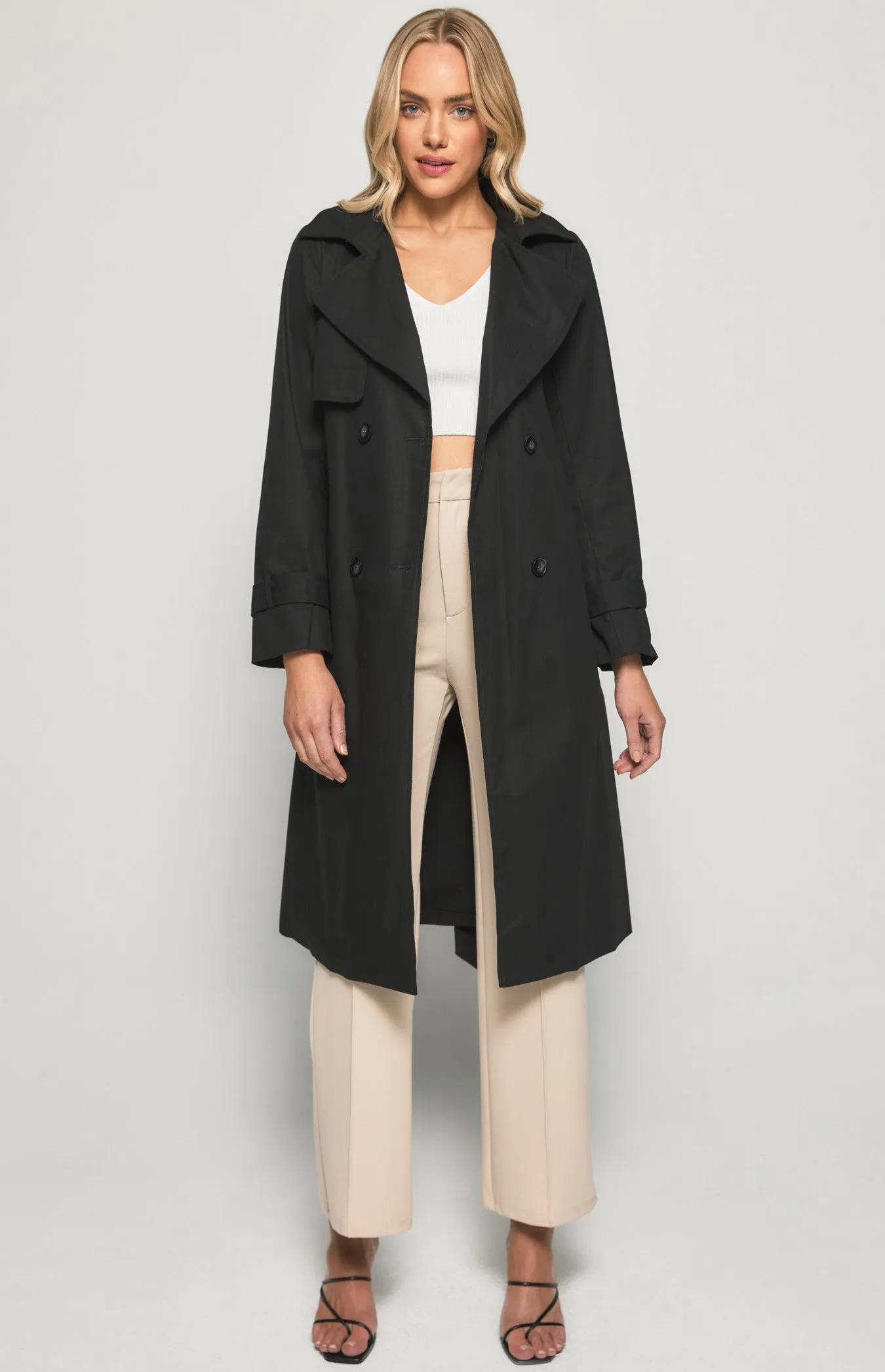Classic Trench Coat Black
