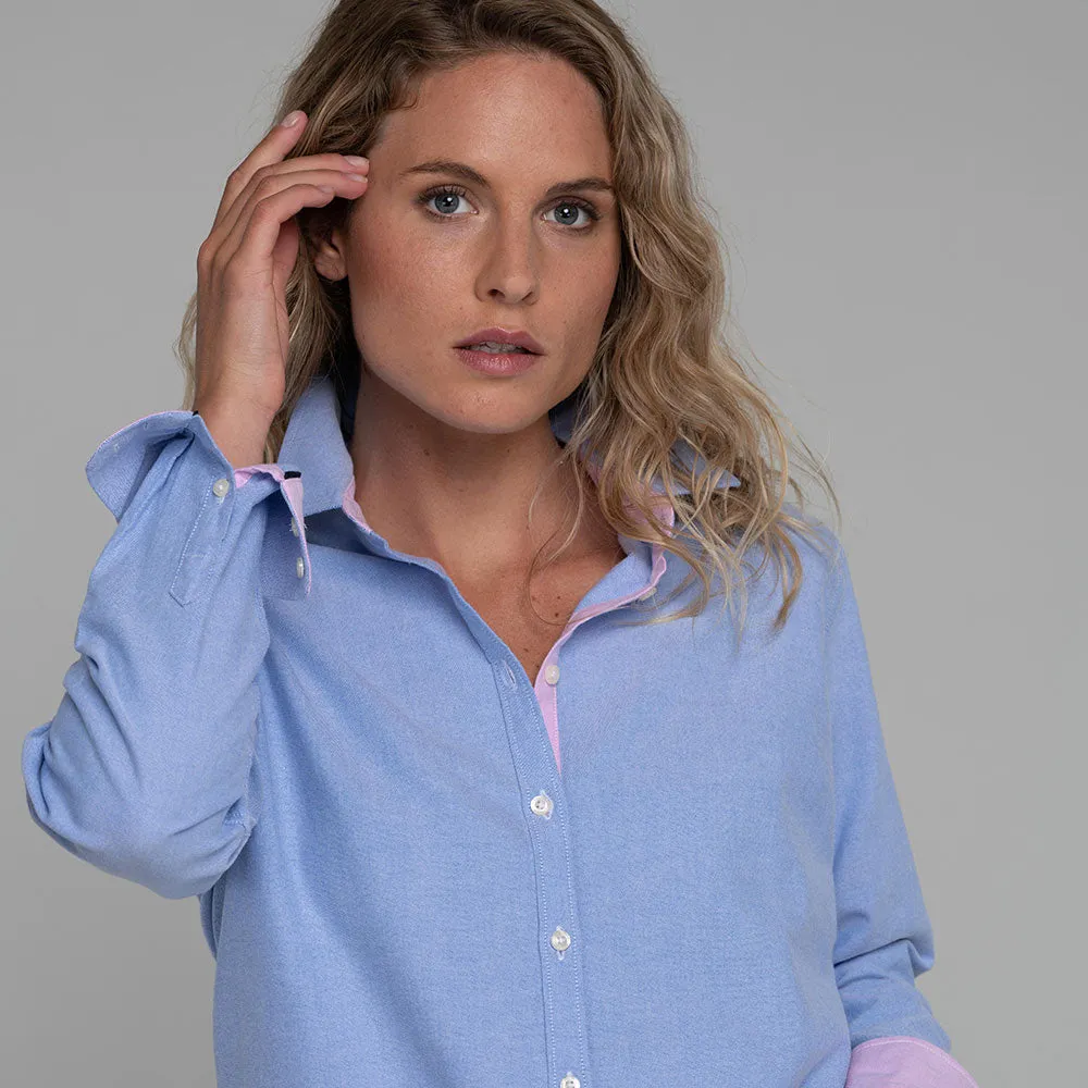 Cley Soft Oxford Shirt - Pale Blue