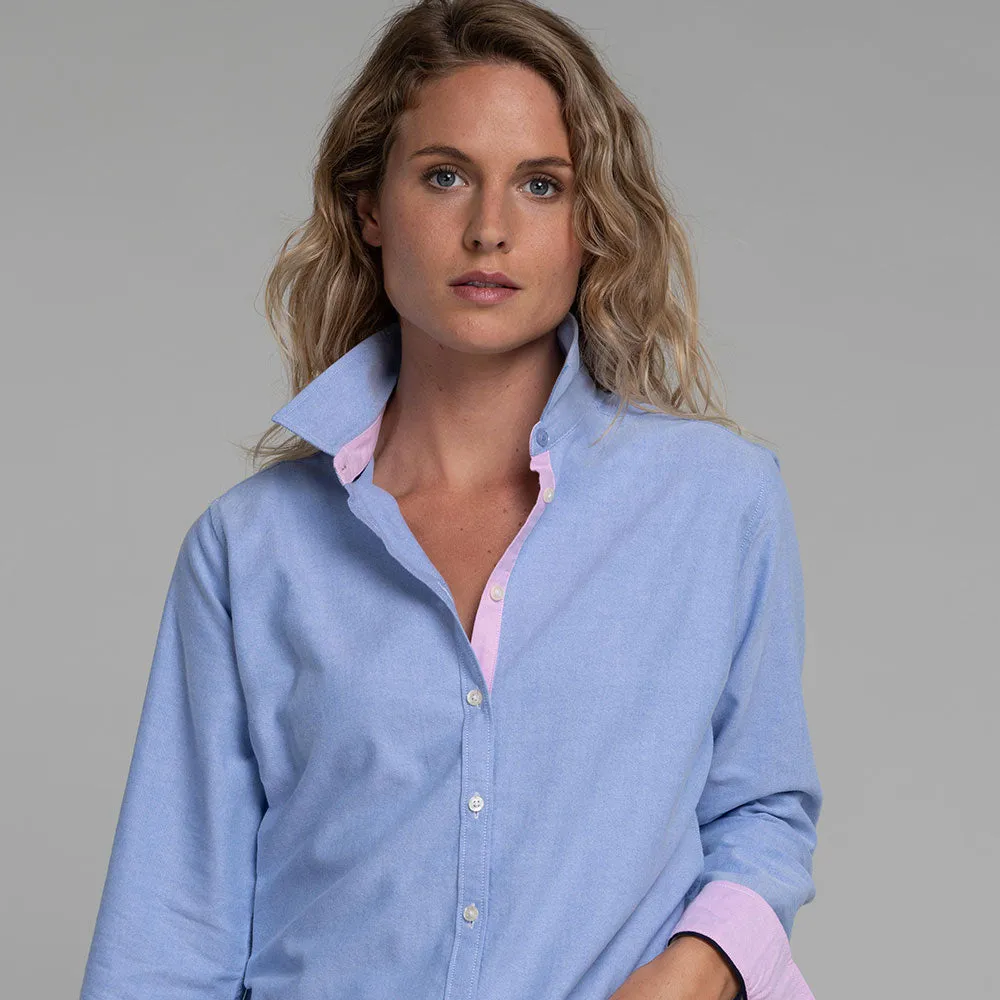 Cley Soft Oxford Shirt - Pale Blue