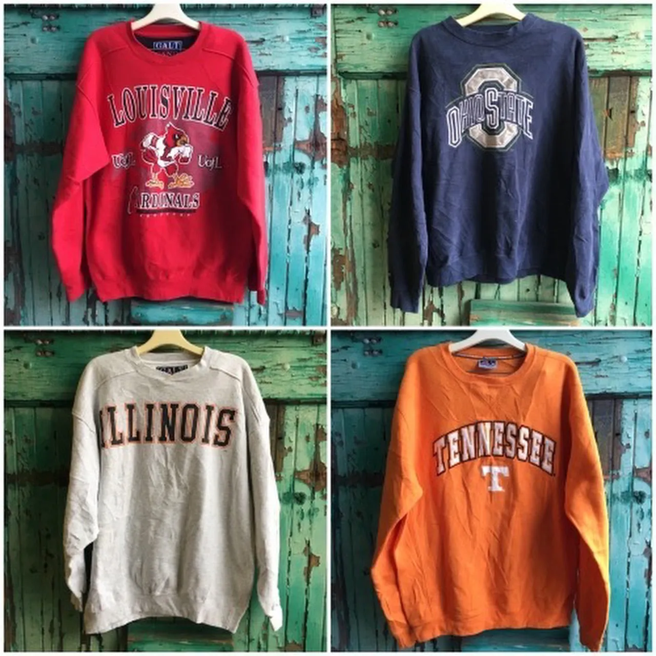 College Sweatshirts - 15 pieces