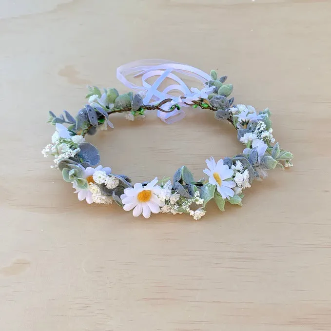 Daisy Girls Flower Crown