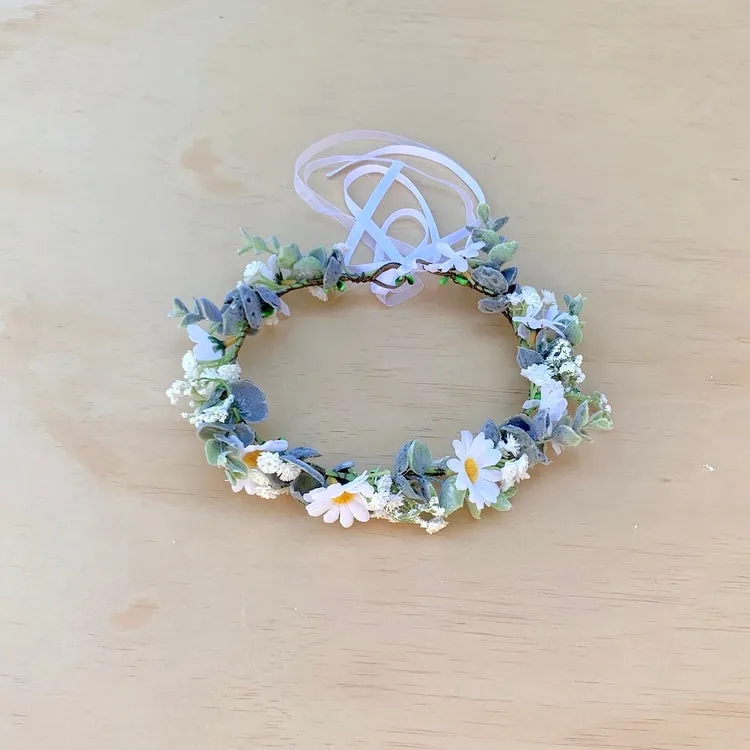 Daisy Girls Flower Crown