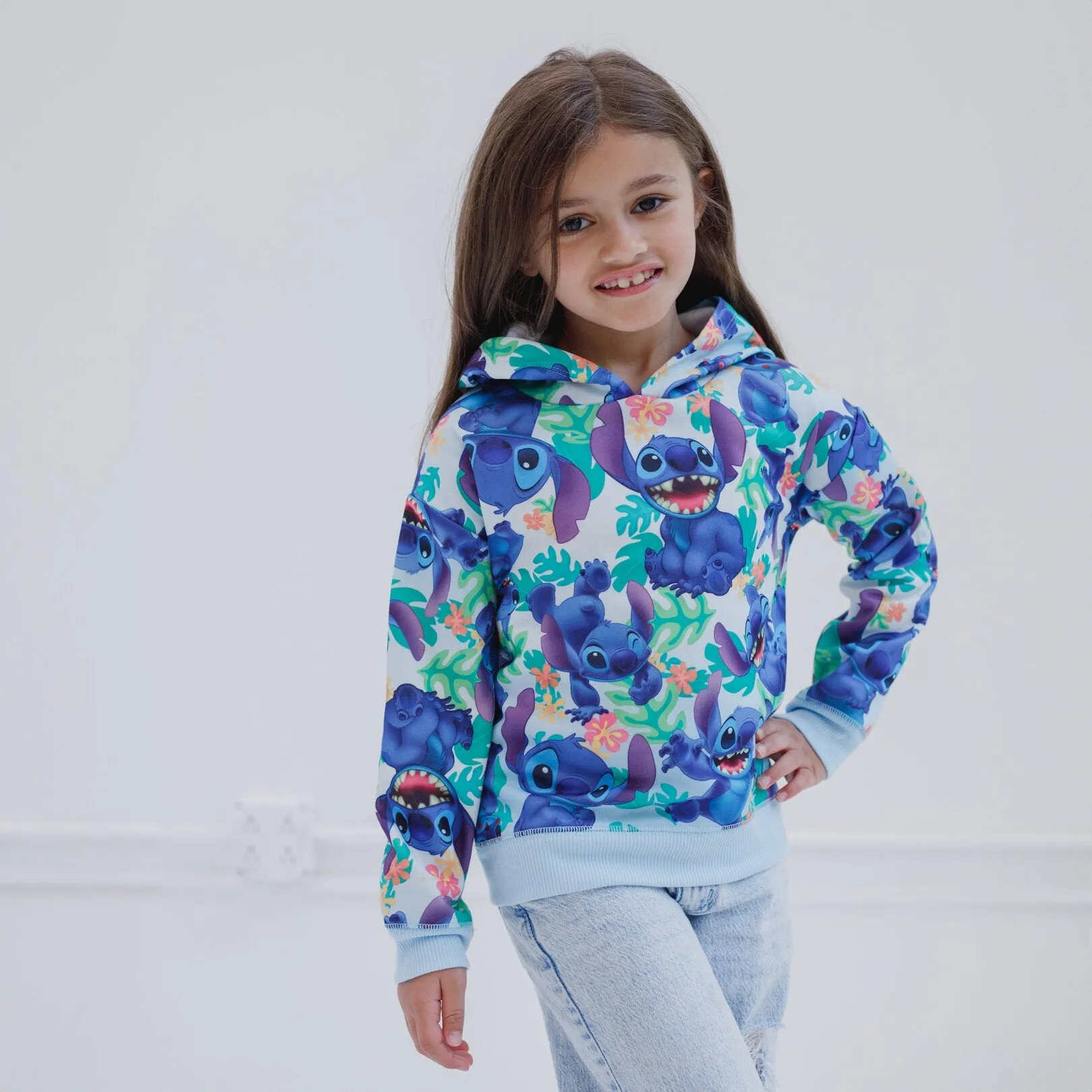 Disney Lilo & Stitch Fleece Pullover Hoodie