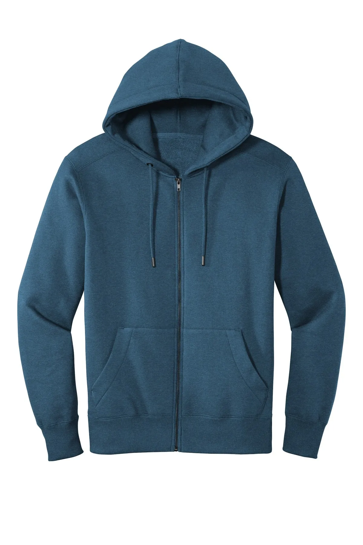 District Perfect Weight Fleece Full-Zip Hoodie DT1103