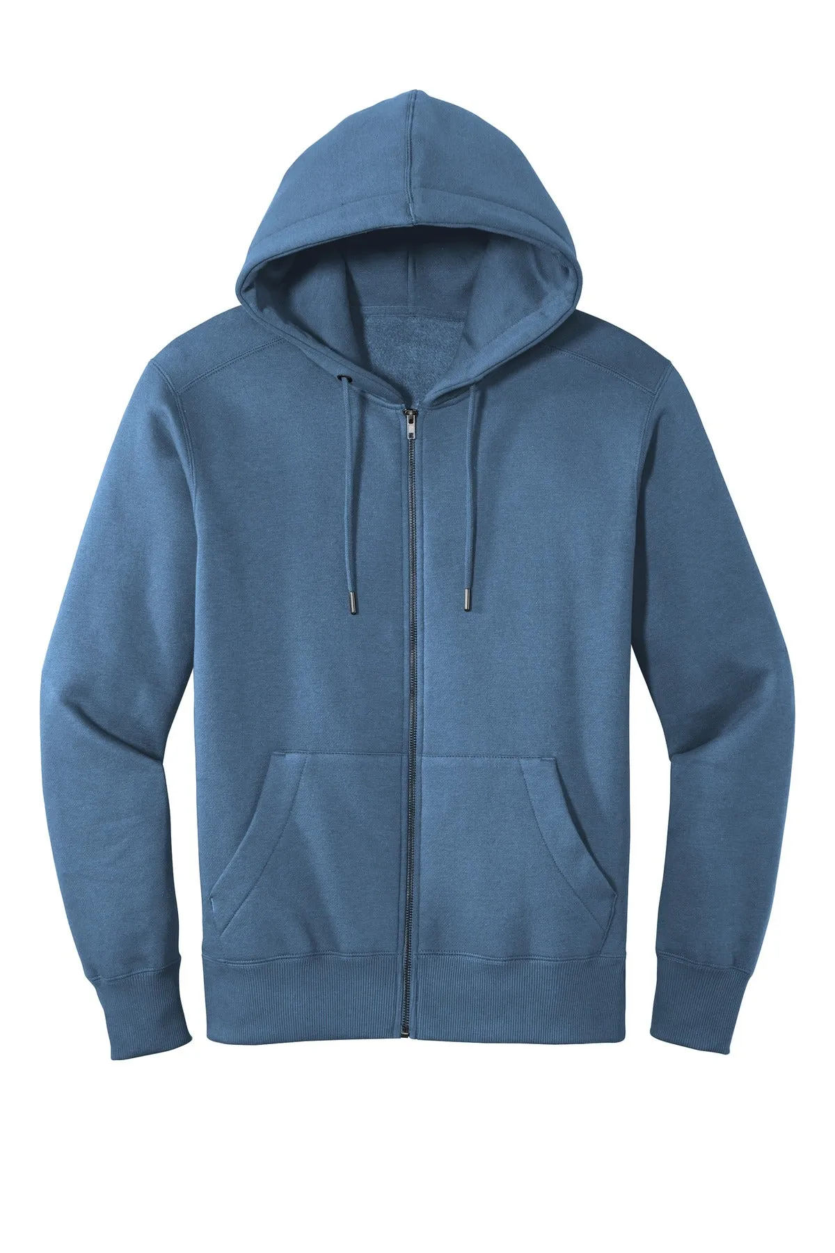 District Perfect Weight Fleece Full-Zip Hoodie DT1103