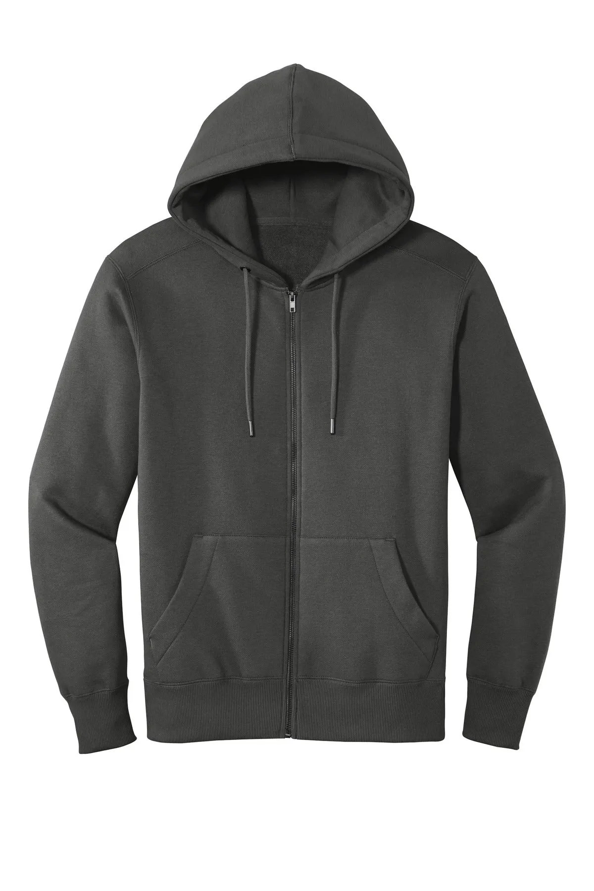 District Perfect Weight Fleece Full-Zip Hoodie DT1103