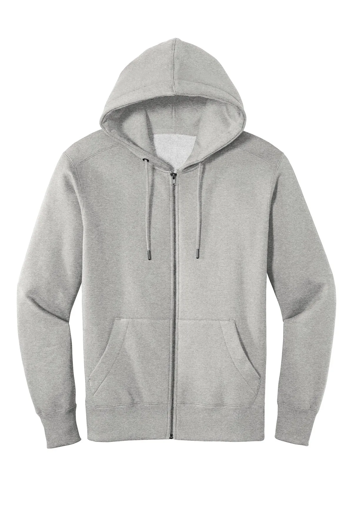 District Perfect Weight Fleece Full-Zip Hoodie DT1103