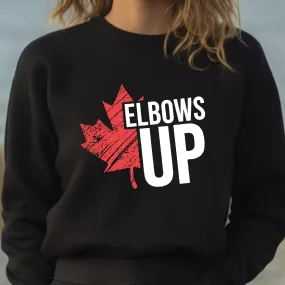 Elbows Up (Style Two) - Crewneck Sweatshirt - Adult