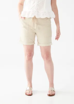 FDJ Pull-On Utility Short 2995944-OYST Oyster Shell