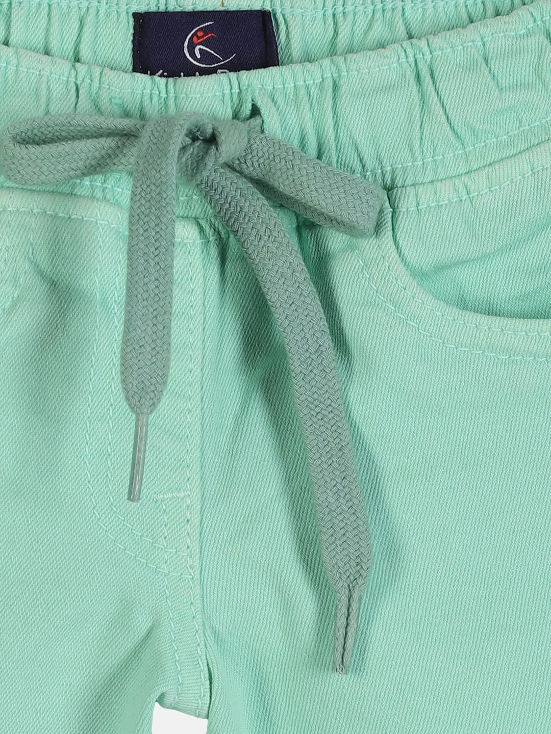 Girls Over Dyed Denim Hot Shorts