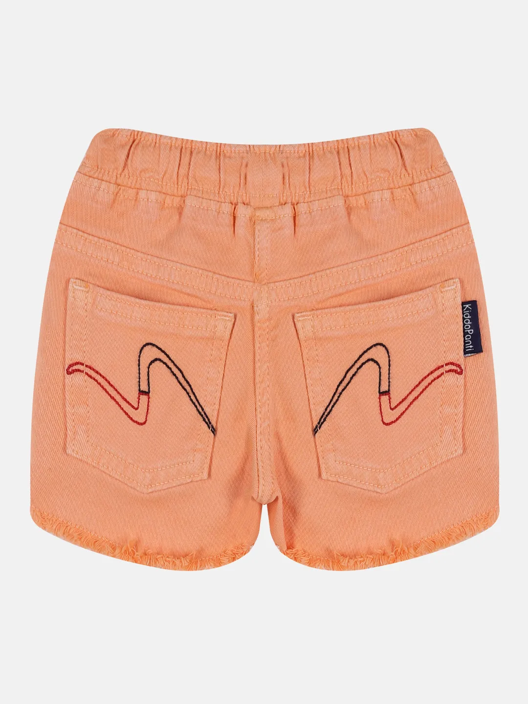 Girls Over Dyed Denim Hot Shorts