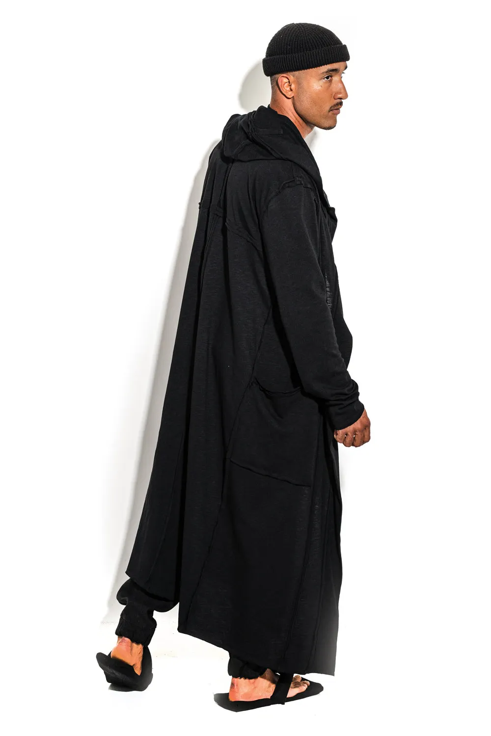 Cozy Womens Hooded Cotton Jersey Cardigan - Soft, Lightweight, and Stylish Layering Essential