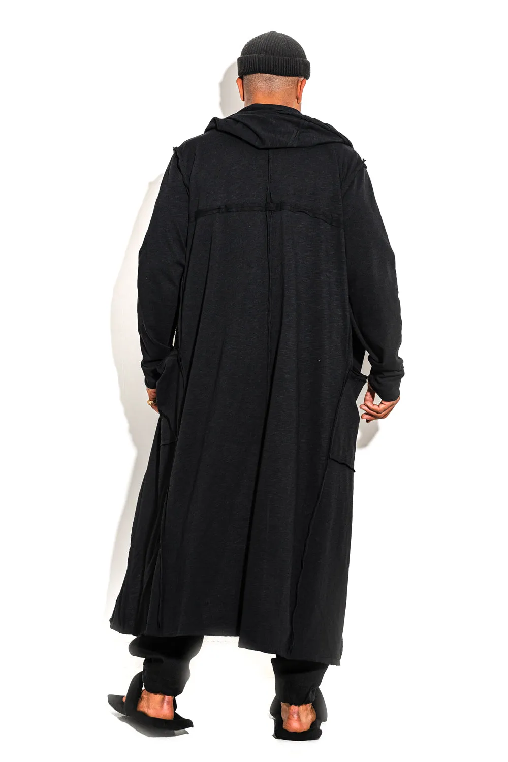 Cozy Womens Hooded Cotton Jersey Cardigan - Soft, Lightweight, and Stylish Layering Essential
