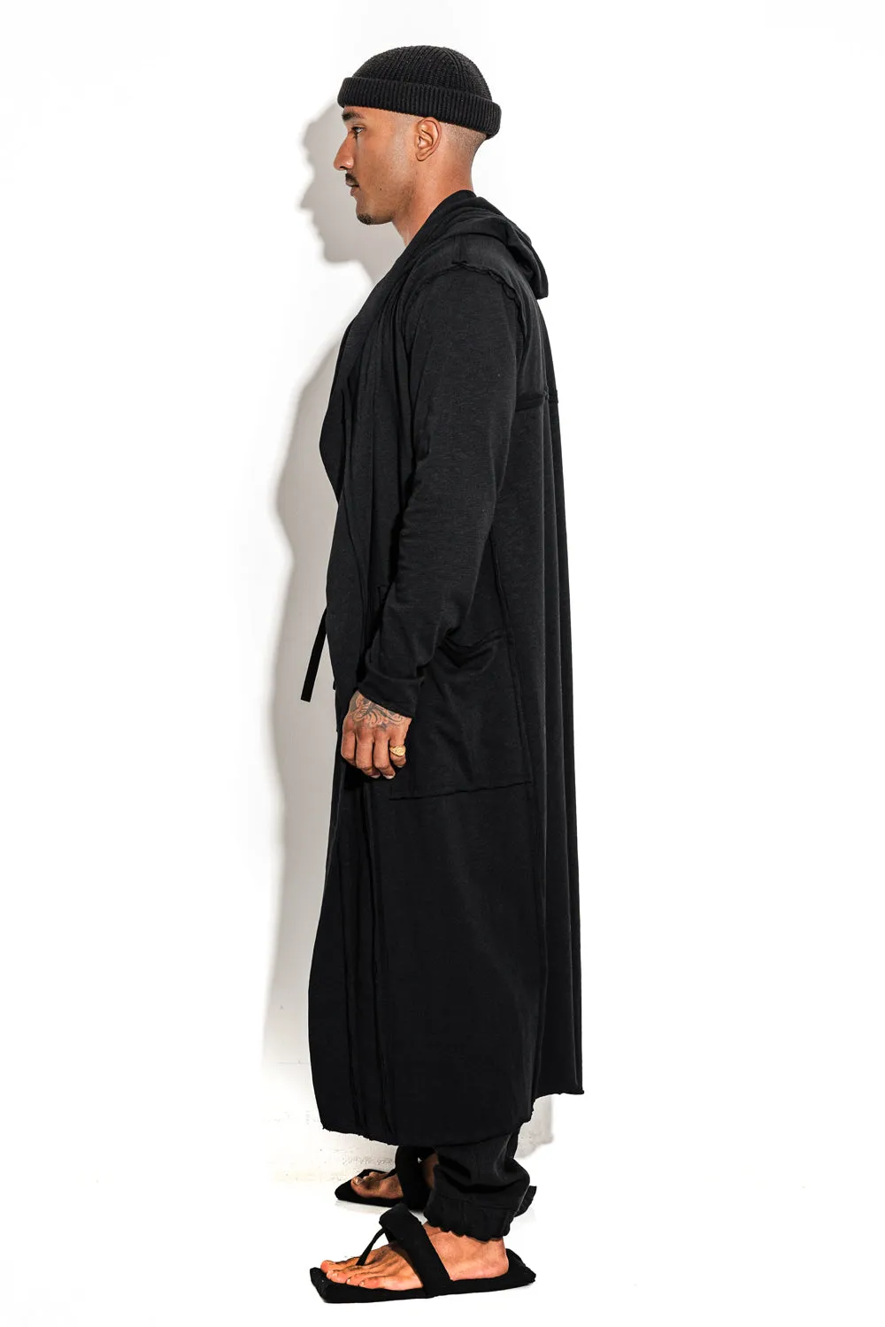 Cozy Womens Hooded Cotton Jersey Cardigan - Soft, Lightweight, and Stylish Layering Essential
