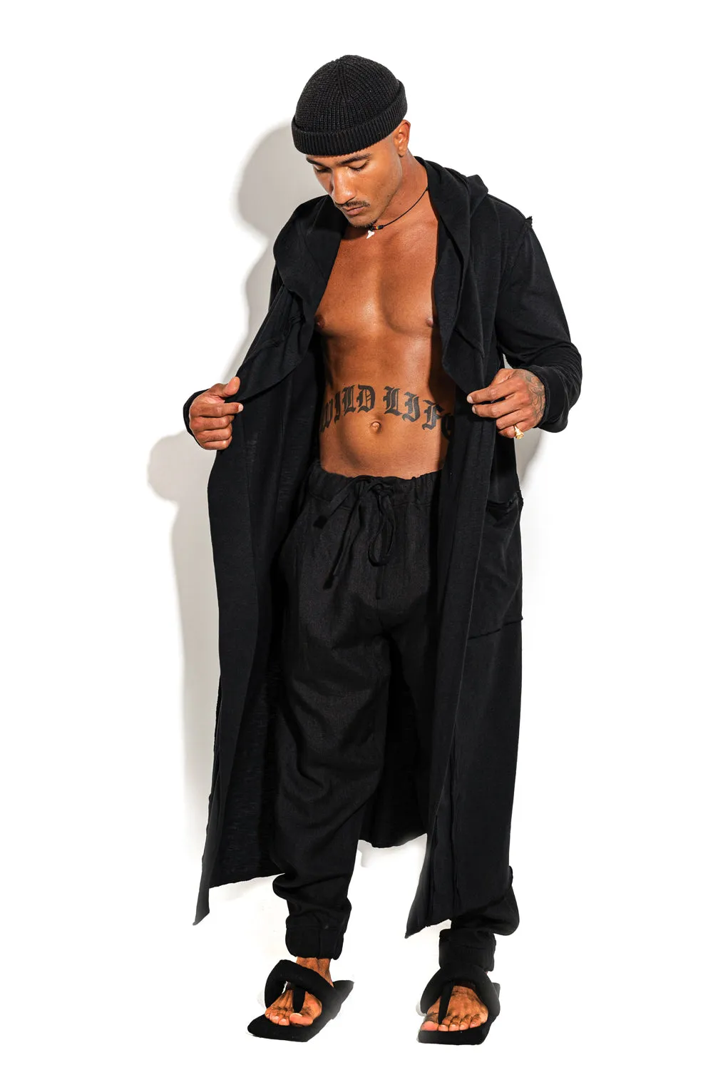 Cozy Womens Hooded Cotton Jersey Cardigan - Soft, Lightweight, and Stylish Layering Essential