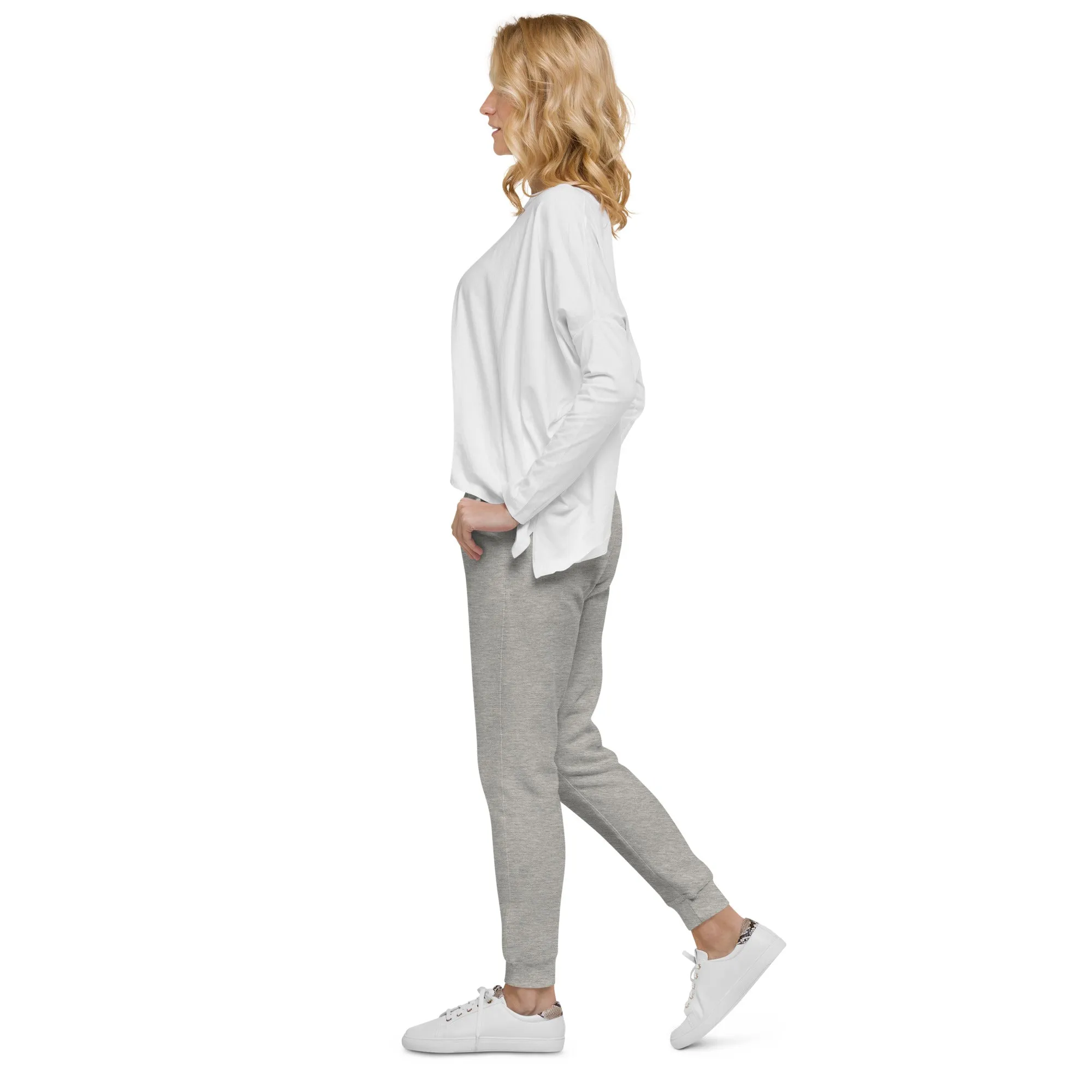I Swear Text Bubble Unisex fleece sweatpants with 5 Hearts on Back Pocket (Part of Matching Set Sold Separately!)