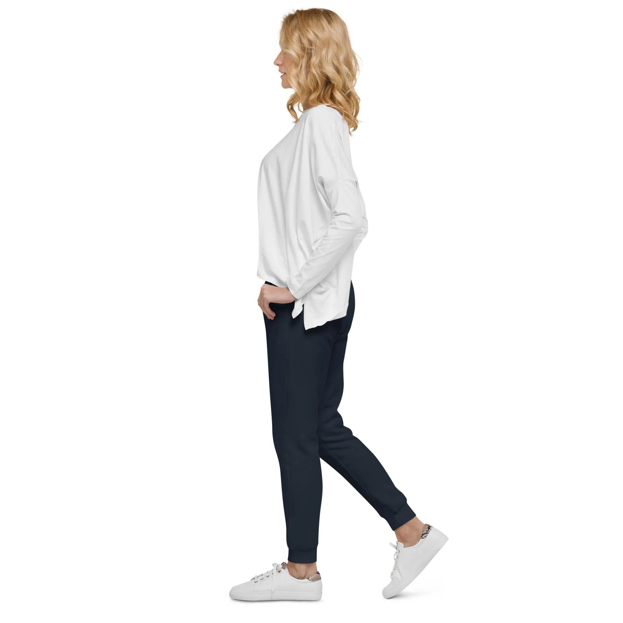 I Swear Text Bubble Unisex fleece sweatpants with 5 Hearts on Back Pocket (Part of Matching Set Sold Separately!)
