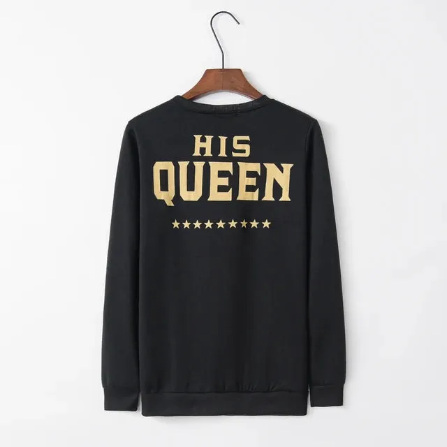 King and Queen Sweatshirts for Couples