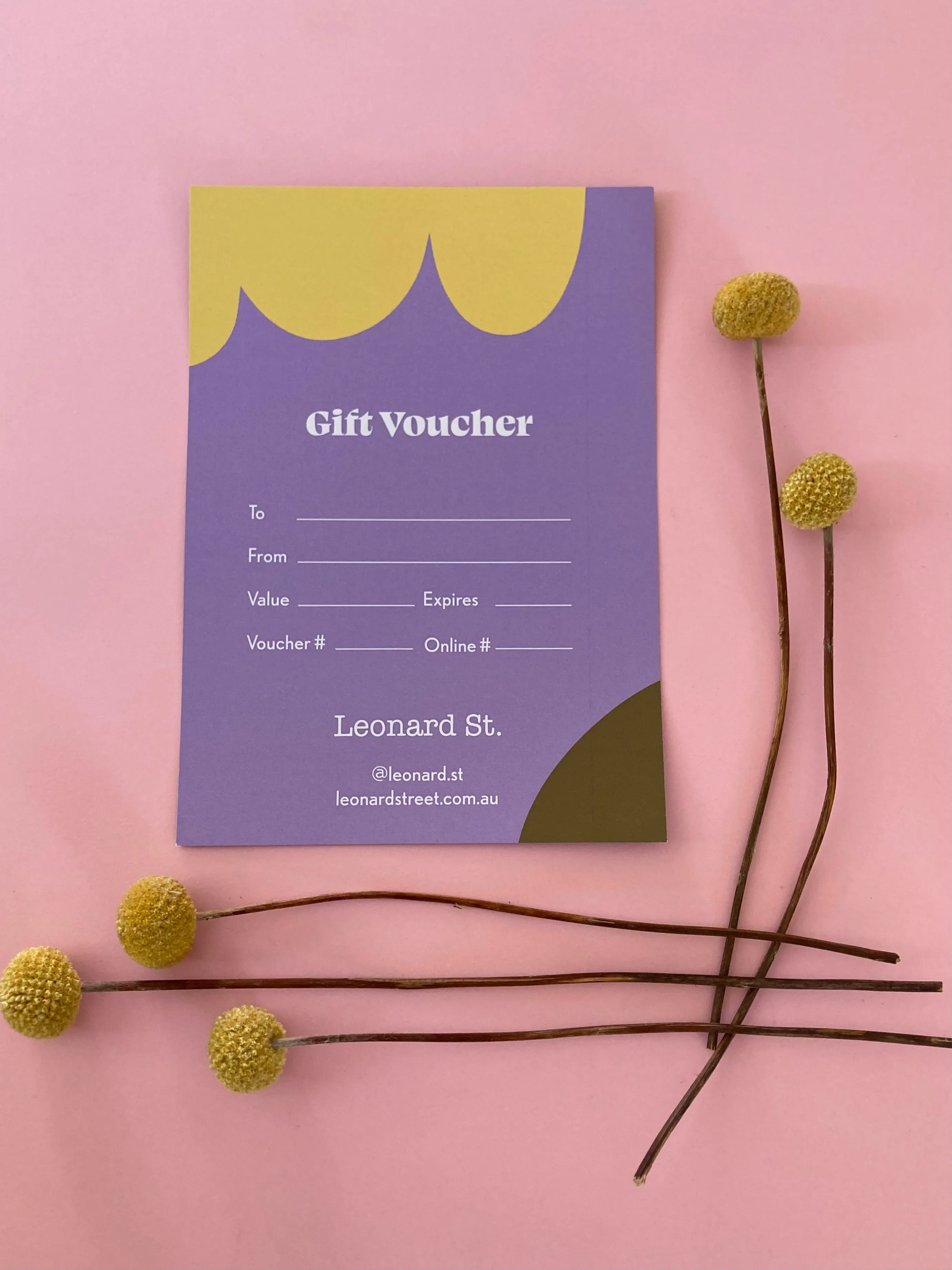 Leonard St Digital Gift Voucher