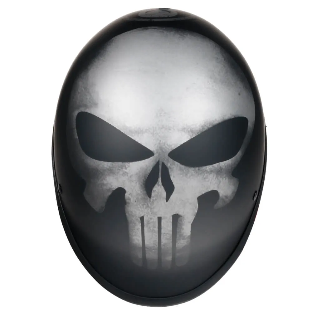 Low Profile Reversible DOT Polo Helmet / Punisher