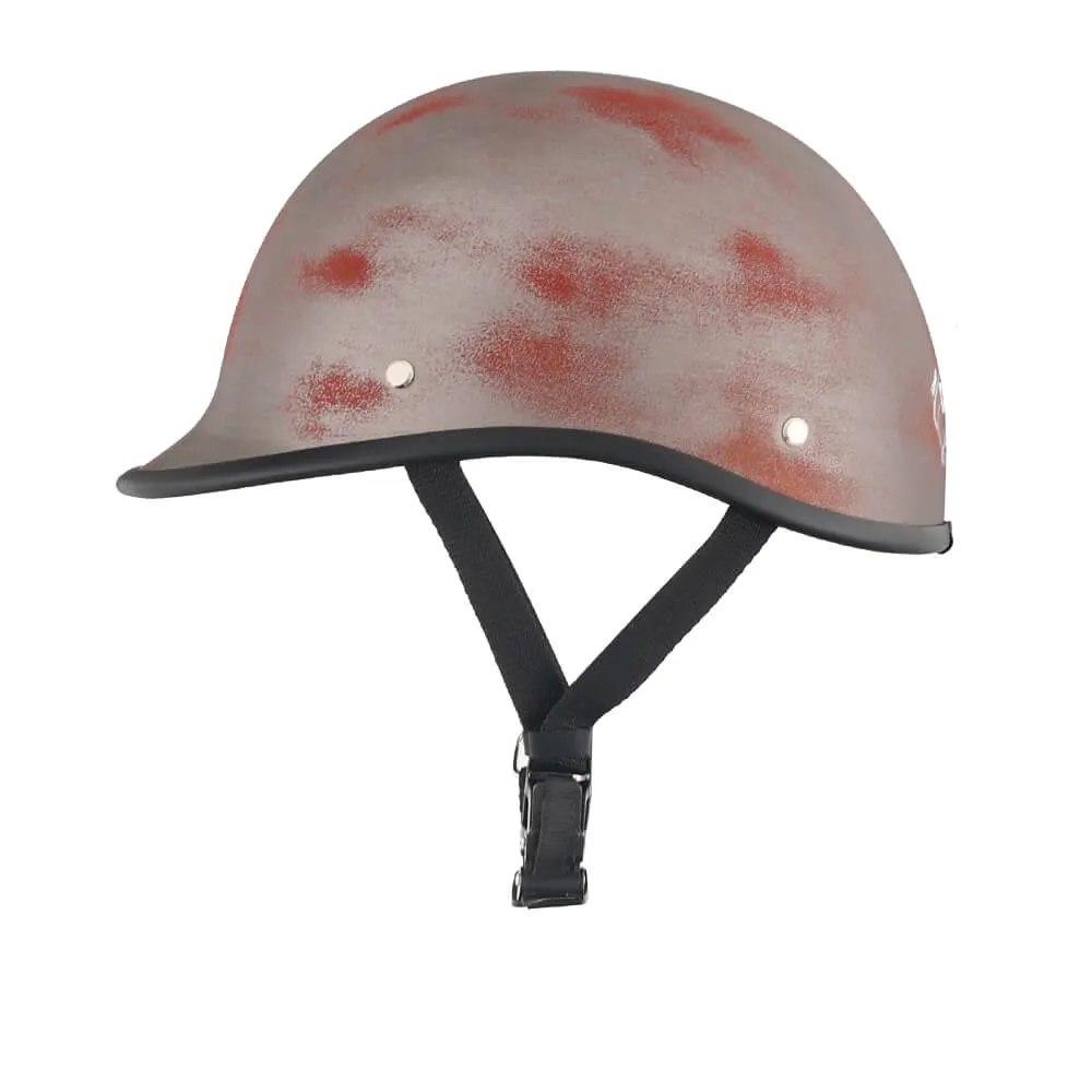 Low Profile Reversible DOT Polo Helmet / Rust