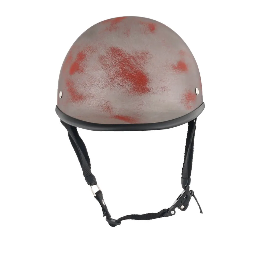 Low Profile Reversible DOT Polo Helmet / Rust