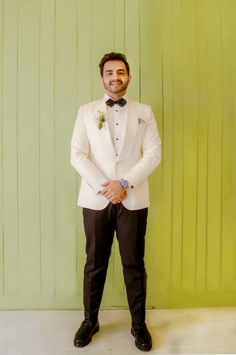 Luxurious Lusso Fidanzato Atelier Tailored Two-Piece Suit for Men