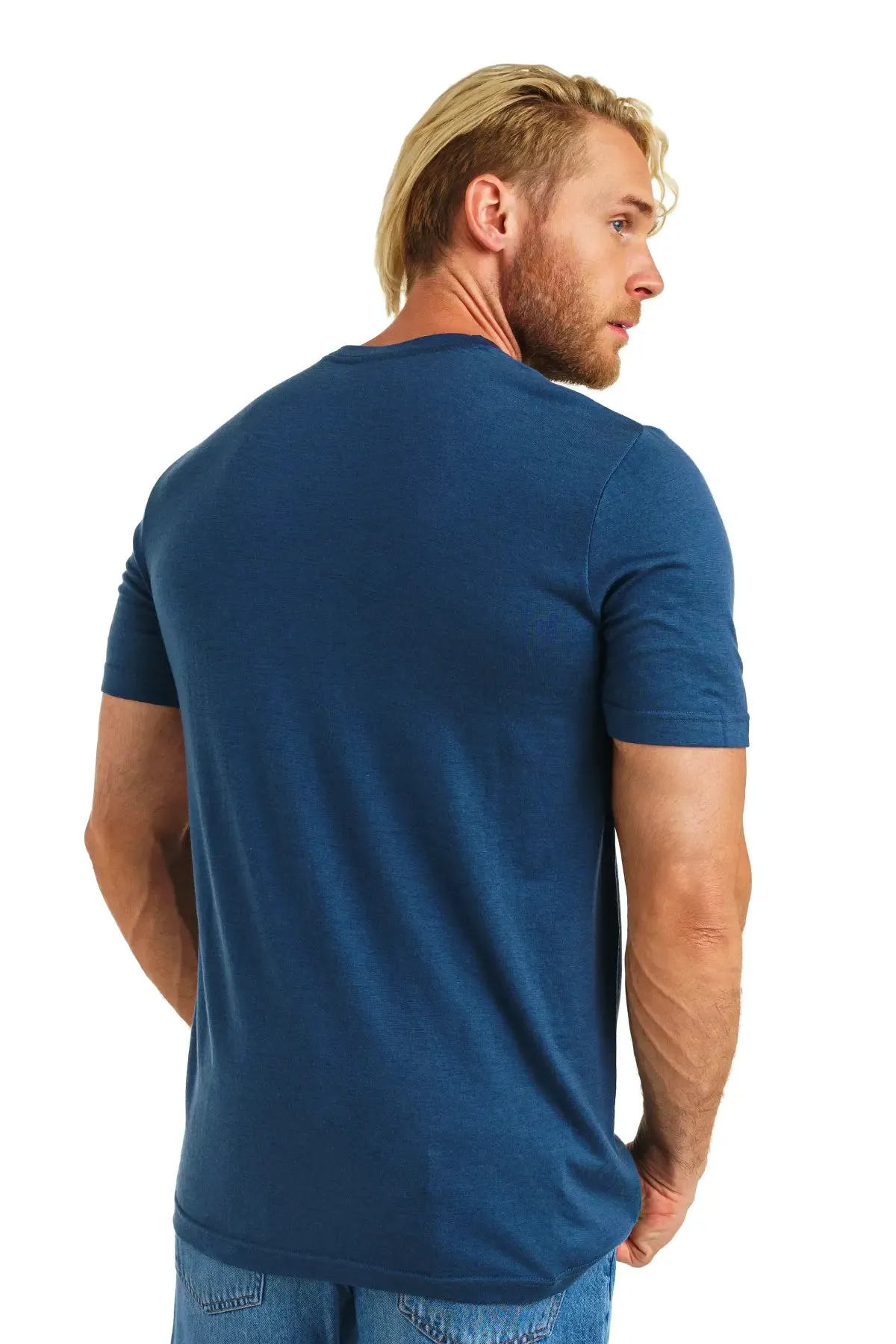 Men's Merino T-shirt 165 Denim Blue