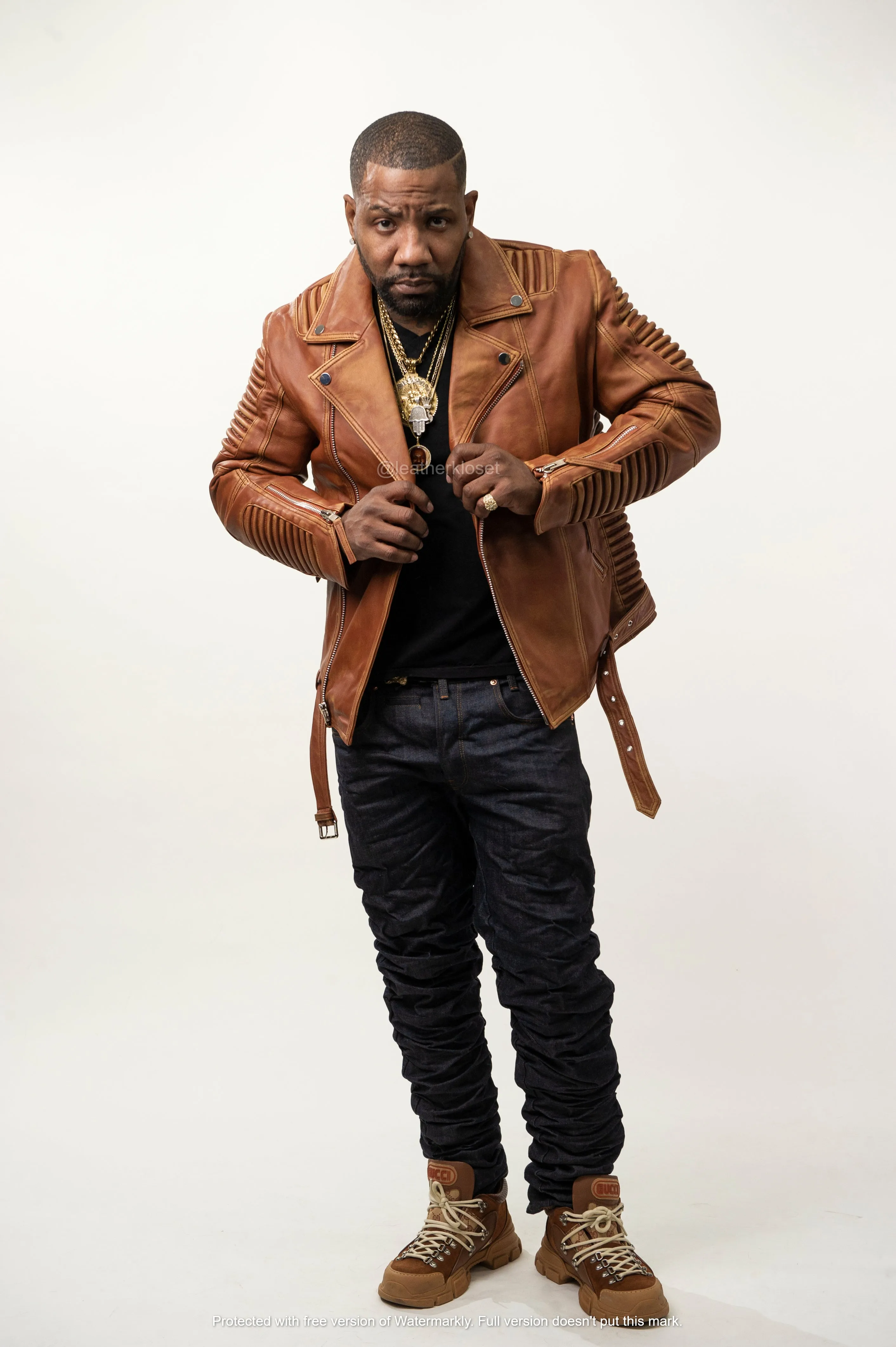 Men's Trey Biker Jacket [Caramel Crunch]