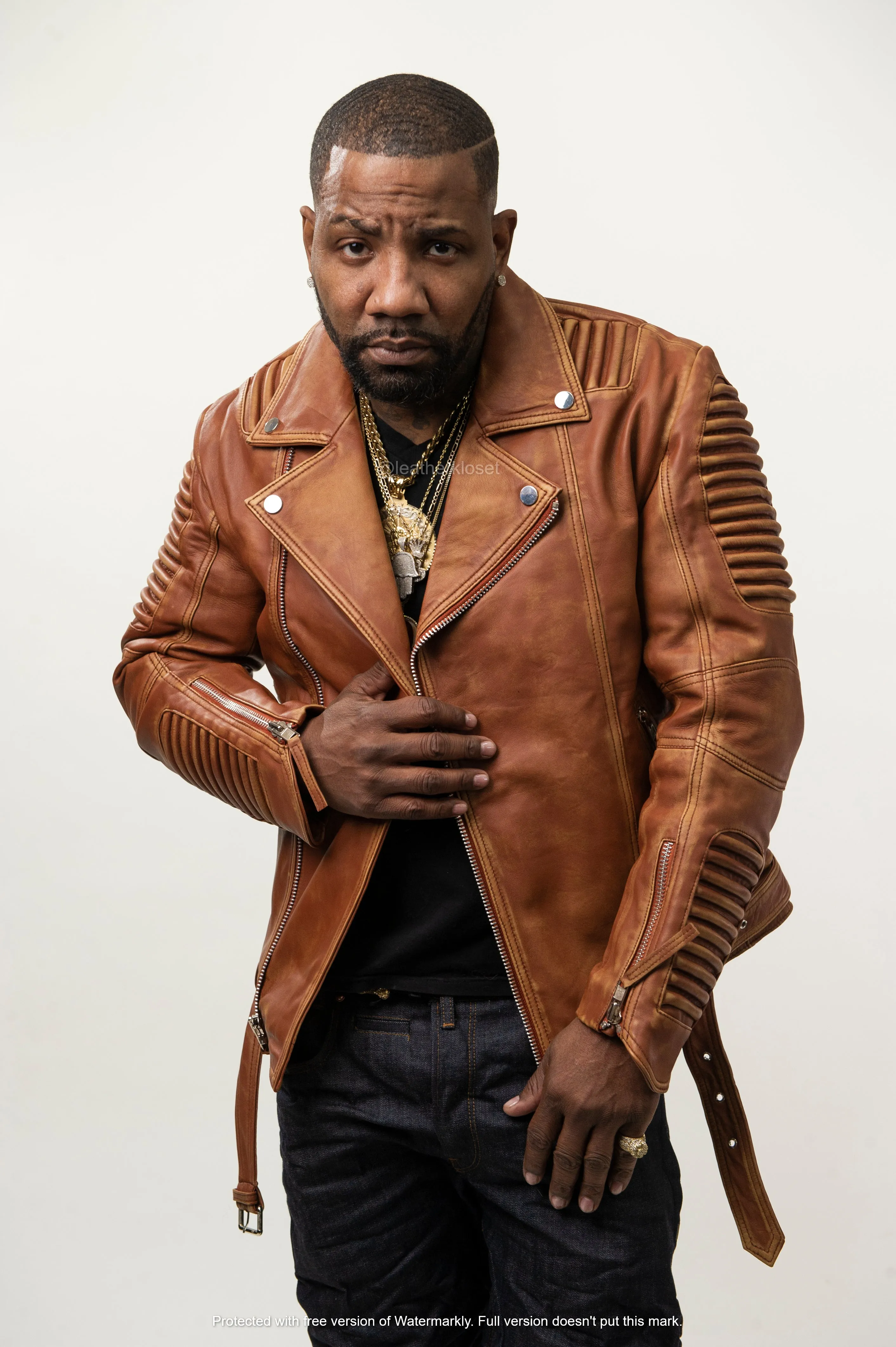 Men's Trey Biker Jacket [Caramel Crunch]